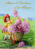 Jardin fleuri pour la f&ecirc;te des m&egrave;res